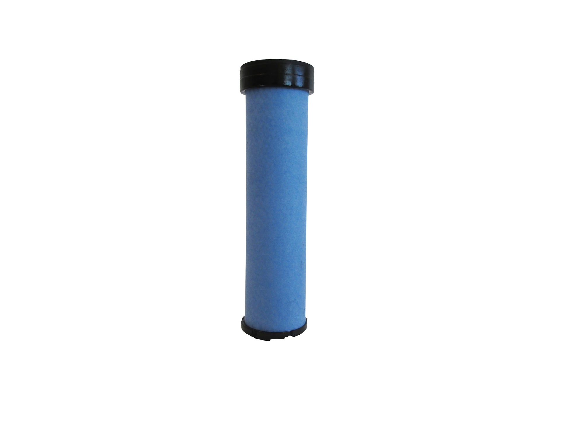 A cylindrical replacement filter cartridge, with a black PU top and bottom caps, shown on a plain white background.