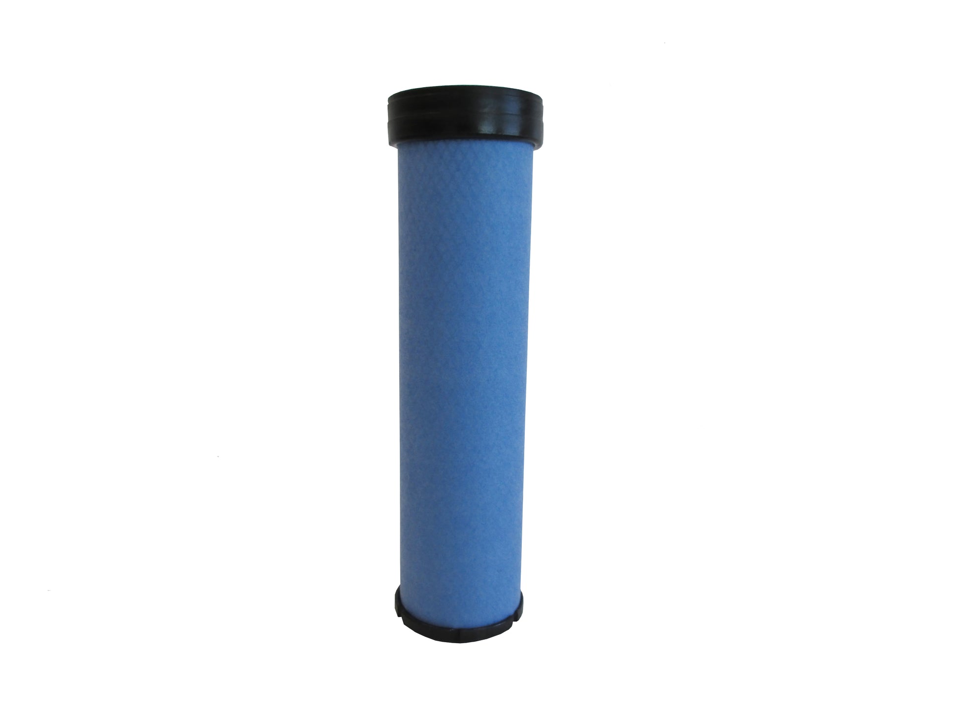 A cylindrical replacement filter cartridge, with a black PU top and bottom caps, shown on a plain white background.